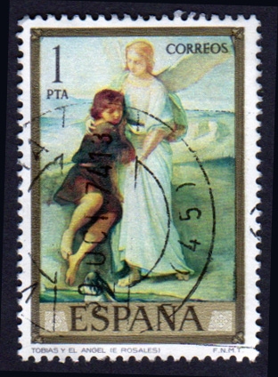 1974 Eduardo Rosales y Martin. Tobías y el Angel - Edifil:2203