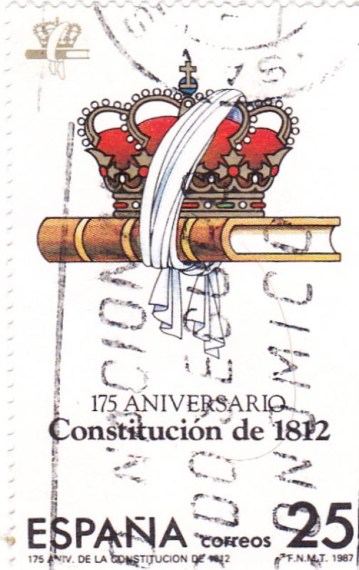 175 Aniversario Constitución de 1812  (Z)