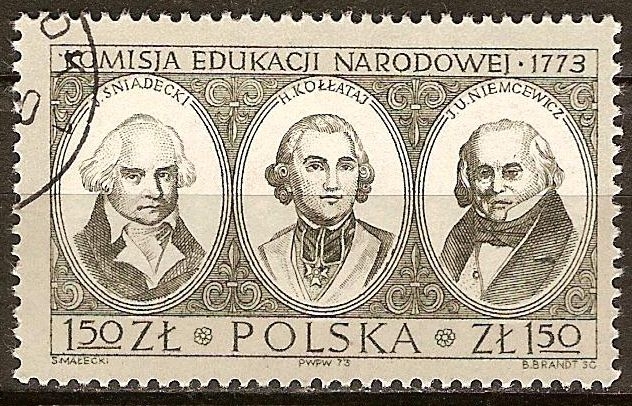Bicent de Nat. Comisión Educativa. J. Sniadecki, H. Kollataj y JU Niemcewicz.
