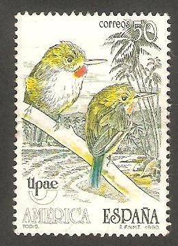 3083 - Upae América, ave coraciforme, todi