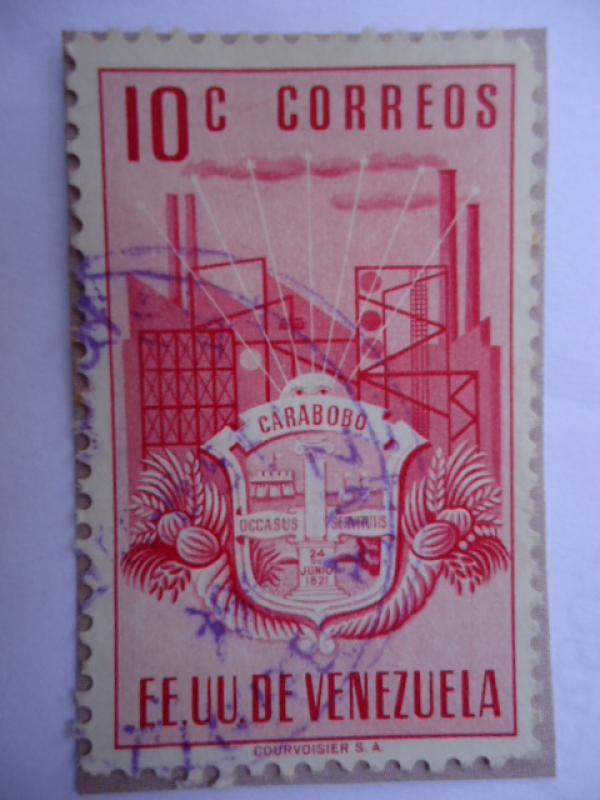 E.E.U.U de Venezuela- Estado: Carabobo- Escudo