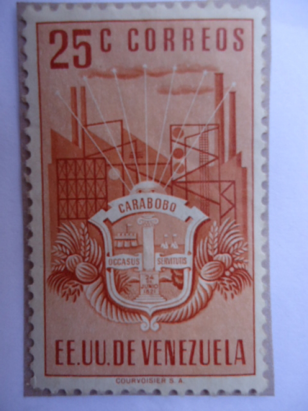E.E.U.U de Venezuela- Estado: Carabobo- Escudo