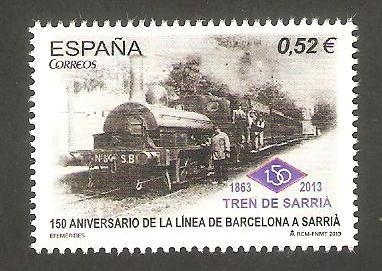 150 anivº de la línea de Barcelona a Sarriá