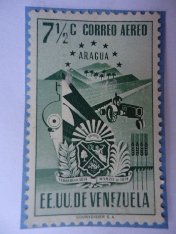 E.E.U.U de Venezuela- Estado: Aragua- Escudo