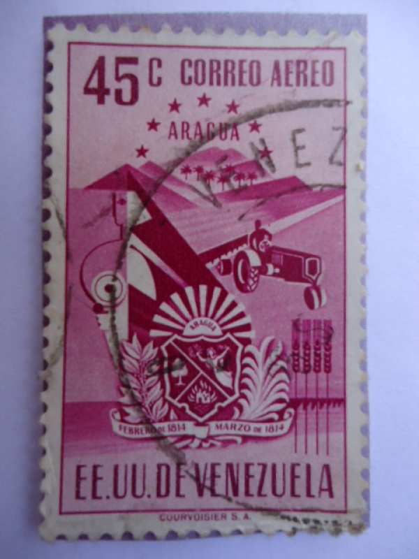 E.E.U.U de Venezuela- Estado: Aragua- Escudo