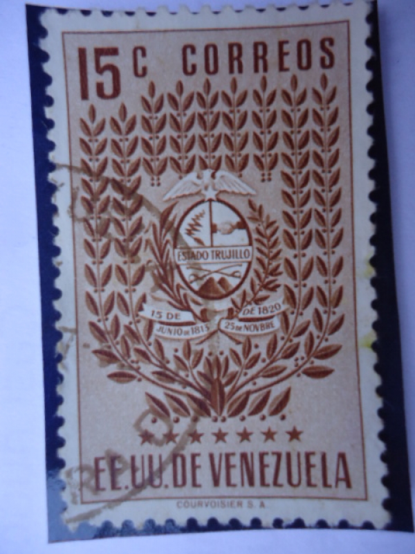 E.E.U.U de Venezuela- Estado: Ttrujillo- Escudo