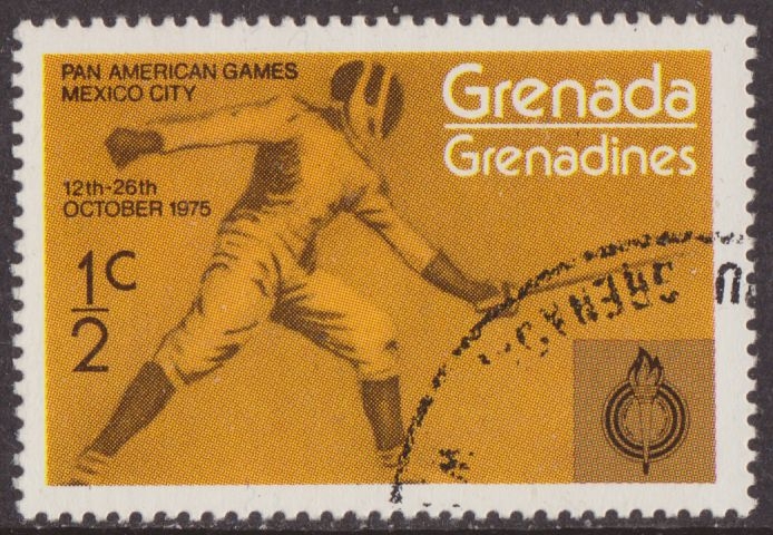 Granada Granadinas 1975 Scott 101 Sello ** Deportes Pan American Games Mexico Esgrima 1/2c Grenada G