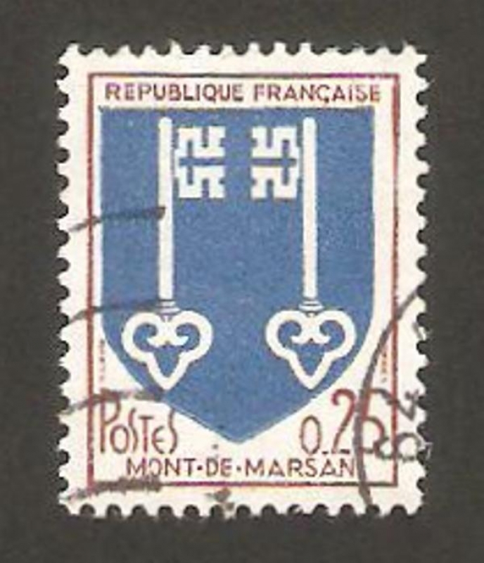 1469 - Escudo de la ciudad de Mont de Marsan