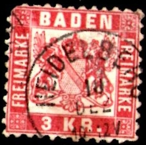 Baden 1868 scott27