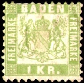 Baden 1868 scott 26