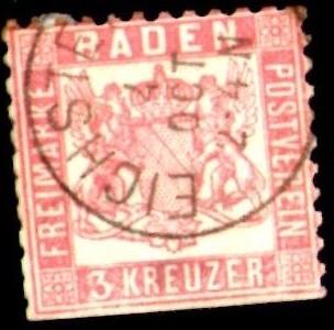 Baden 1862 Scott 20