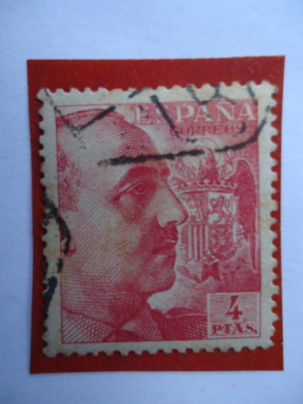 Ed: 933 - General Francisco Franco-Escudo de España-Serie:Gen. Francisco Franco (1) Sin Editor.