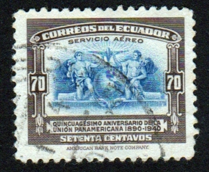 1940 Quincuajesimo Aniversario de la Unión Panamericana - Edifil:90