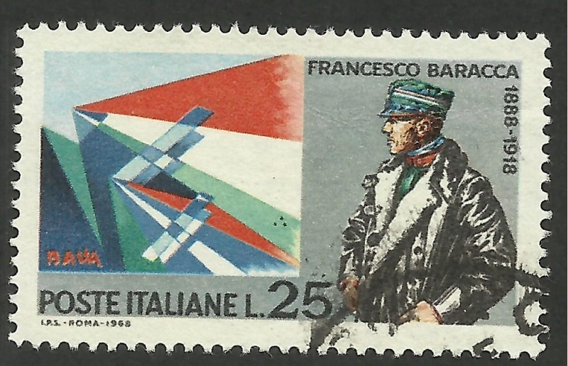 1015 - 50 anivº de la muerte de Francesco Baracca, héroe de guerra