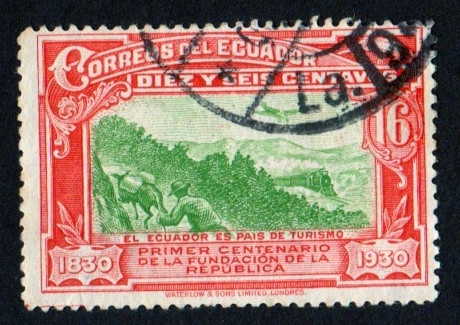 1930 Primer Centenario de la fundación de la República. J.J. Paisaje - Ybert:290