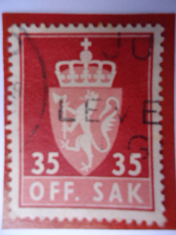 Escudo de Noruega.-Off. Sak