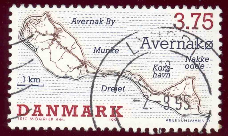 1995 Islas Danesas. Avernako - Ybert:1099