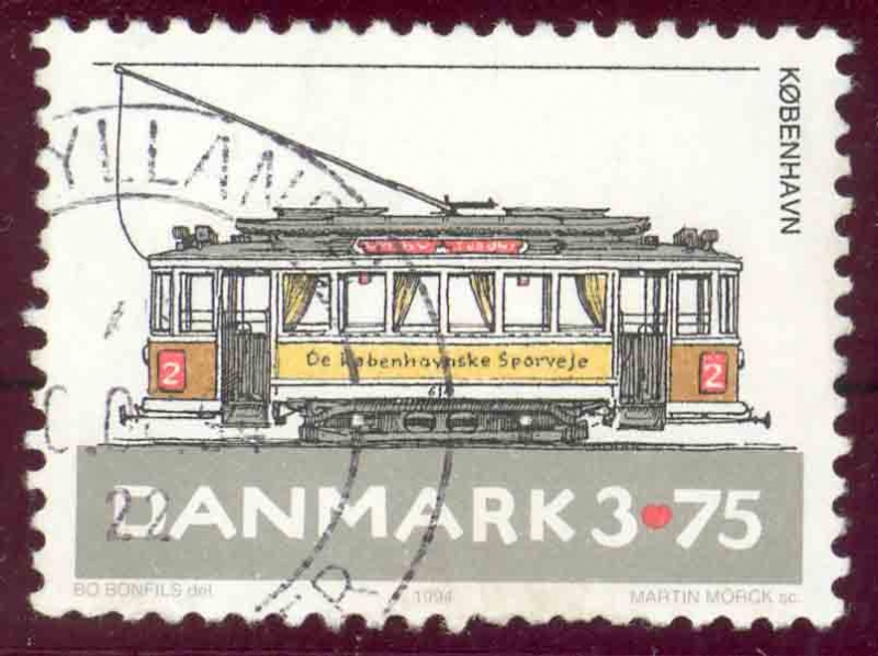 1994 Tranvias daneses antiguos.Electrico 1911 - Ybert:1083