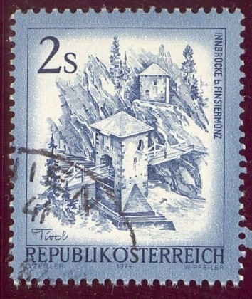 1974 Paisaje del Puente Sur de Inn. Tyrol - Ybert:1270