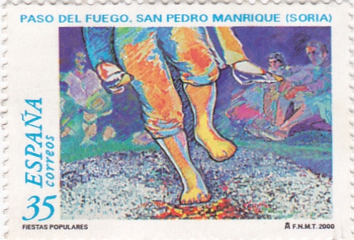 FIESTA DEL PASO DEL FUEGO-SAN PEDRO DE MANRIQUE(Soria)  (2)
