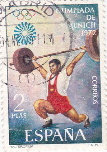 OLIMPIADA DE MUNICH-1972  halterofília   (2)