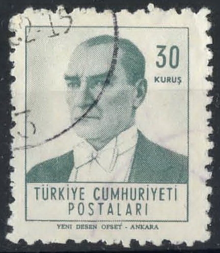 TURQUIA SCOTT_1529 KEMAL ATATÜRK. $0.25