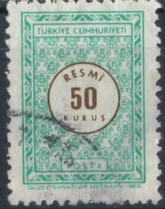 TURQUIA SCOTT_O115 CORREO OFICIAL. $0.20