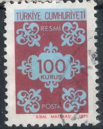 TURQUIA SCOTT_O138 CORREO OFICIAL. $0.20