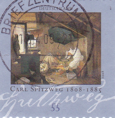Pintura de Carl Spitzweg 1808-1885
