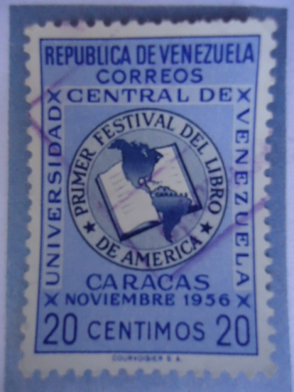 Universidad Central de Venazuela - Primer Festival del Libro de América Noviembre 1956