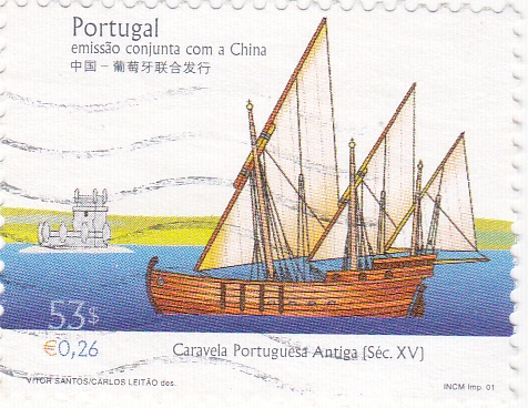 Caravela portuguesa antigua  (siglo XV)   