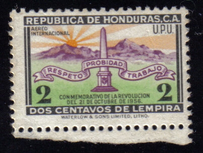 Conmemorativo de La revolución del 21 de Octubre de 1956