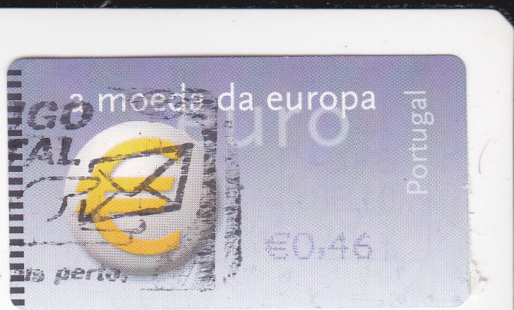 Euro moneda de Europa ATM   