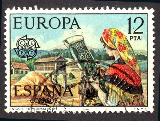 1976 Europa-CEPT. Encaje de Camariñas - Edifil:2317