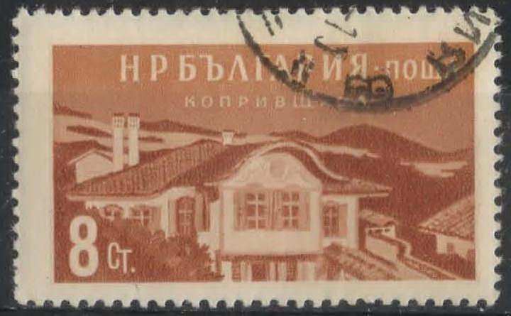 BULGARIA SCOTT_989 CASA ANTIGUA EN KOPRIVSPITSA. $0.2