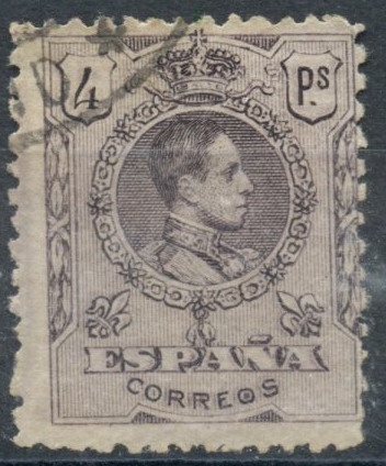 ESPAÑA 279 ALFONSO XIII TIPO MEDALLON