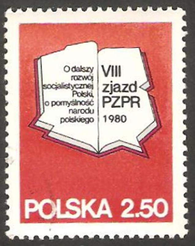2496 - VIII congreso del partido obrero unificado polaco