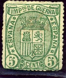 Escudo de España. Impuesto de Guerra