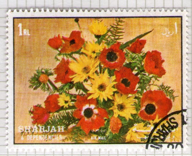 76  SHARJAH. Adorno floral