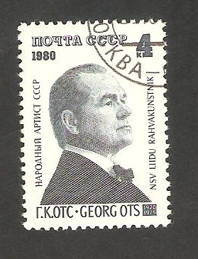 4680 - 60 anivº del nacimiento de Georg Ots, cantante de ópera