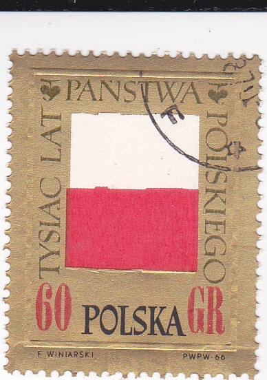 Bandera Polaca (en relieve)