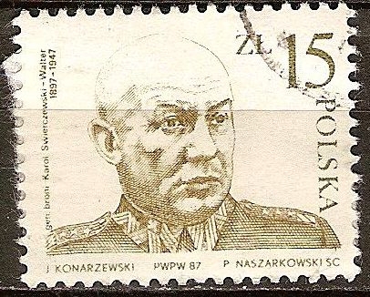 90a Aniv nacimiento del general Karol Swierczewski.