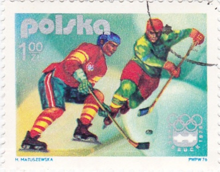 2257 - Olimpiadas de invierno Insbruck, hockey hielo