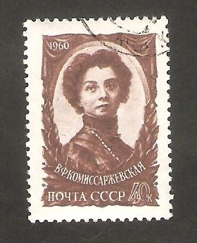 2256 - Centº del nacimiento de la actriz V. Komissarjevskaia