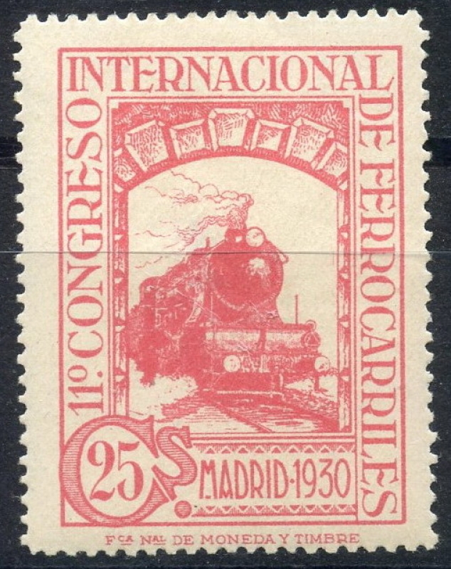 ESPAÑA 475 XI CONGRESO INTERNACIONAL DE FERROCARRILES