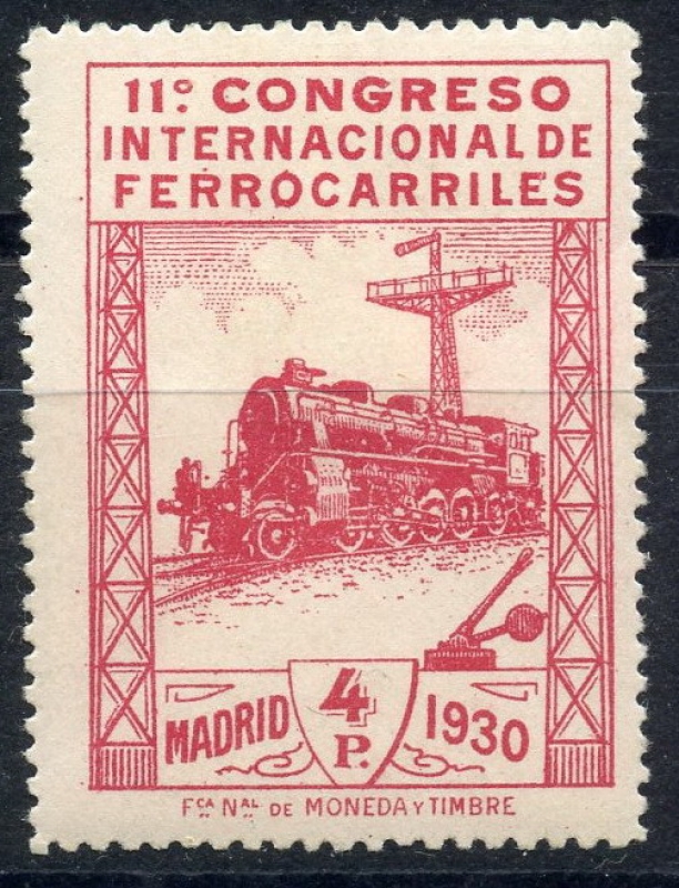 ESPAÑA 480 XI CONGRESO INTERNACIONAL DE FERROCARRILES