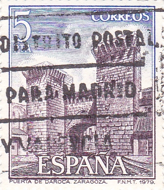 Turismo y monumentos- Puerta de Daroca- Zaragoza-    (5)