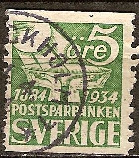 50 Aniv de Suecia Postal Savings Bank. 