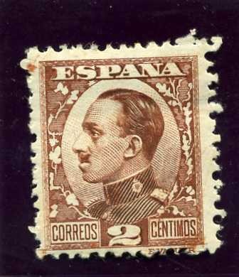 Alfonso XIII. Tipo Vaquer de Perfil