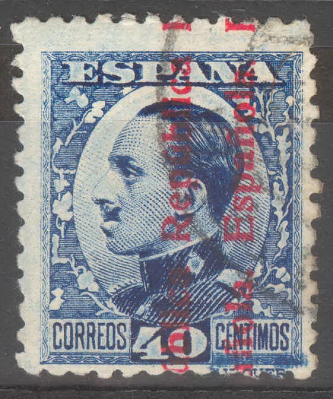 ESPAÑA 600 ALFONSO XIII SOBRECARGADOS 